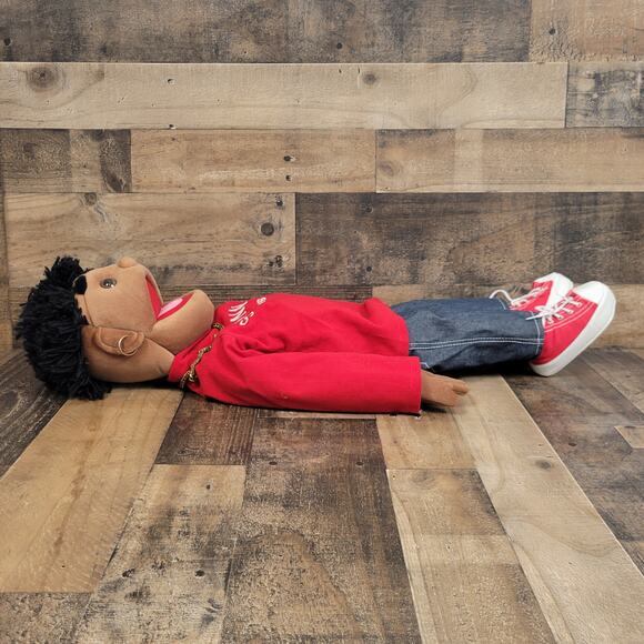 Sunny Jean Hand Puppet GS4631 Toy 2005 Vintage Full Body‎ Black Ventriloquist - Picture 3 of 16